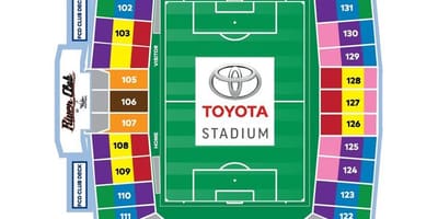 Kort af Toyota Völlinn Dallas